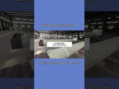 Hoge mast lichtmast #Lampe haute pole#Metalen stalen paal