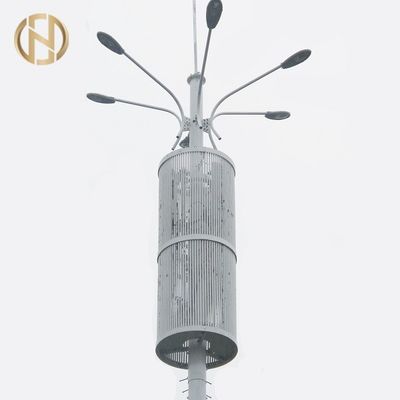 20 de Telecommunicatiepost van de kantenvorm met Verlichtingsstaaf 35M 40M Lange Levensduur