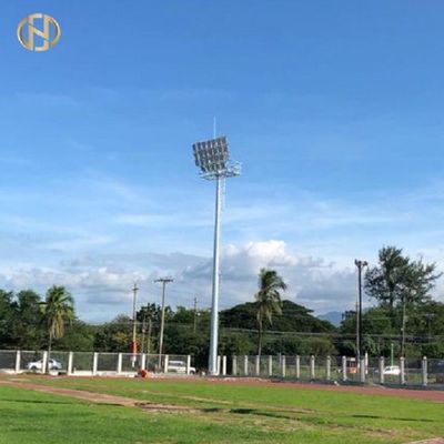 Plein Hoge Mast Pool   25M 35M 40M Flood Light Poles Veelhoekige Vorm