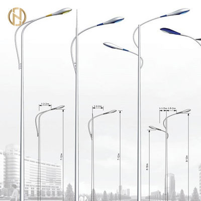 Kies/Dubbele Wapenstraatlantaarn Pool 12M 10m 8M 6M Galvanized Light Pole uit