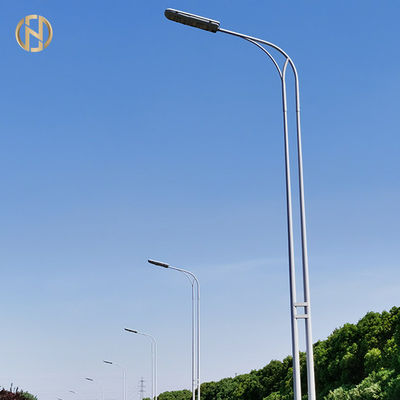 Hot Dip gegalvaniseerd achthoekig zonne-straat licht paal ontwerp voor conisch / veelhoekig / rond of andere Multi-pyramidale vorm