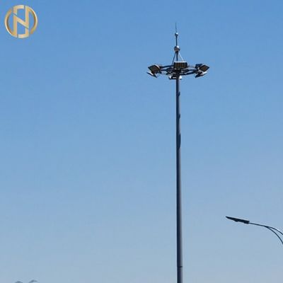 Gegalvaniseerde 12 Meter Hoge Mast Pool met het Verminderen van Opheffend Mechanisme