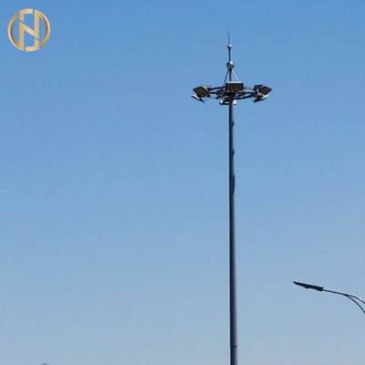 Stadion die van het hete Onderdompelings het Gegalvaniseerde Staal Hoge Mast Lichte Pool ineenschuiven