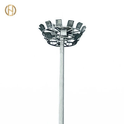 Stadion gegalvaniseerde hoge mast paal voor sportveld verlichting 25M 28M 36M 40M hoogte