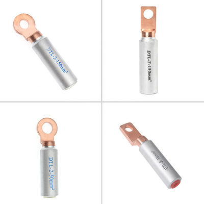 Gesmeed Bimetaal de Kabelkoper van Golfplaatpin type terminal lugs ferrules