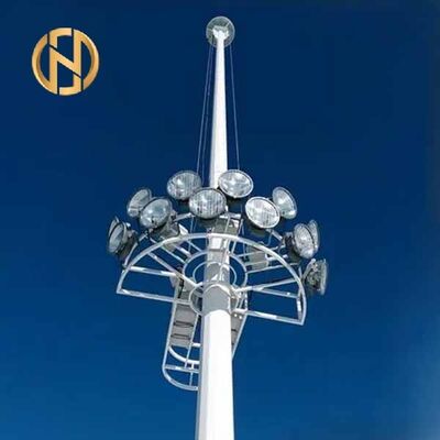 kopen Hoge mastpool geschikt voor stadiumverlichtingsprojecten met verstelbare hoogten en verschillende verlichtingsinstallatieconfiguraties online manufacture
