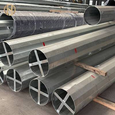 kopen Fabrieksprijs 6m tot 20m Elektrische Stalen Paal | Hoogspanningspaal | ASTM Standaard Verzinkte Transmissiepaal online manufacture