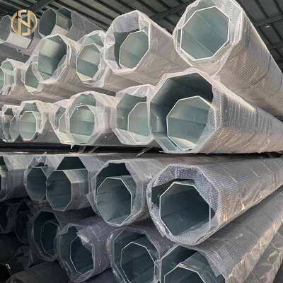 kopen Telescopische Metalen Nutspaal Stalen Buizenpaal voor Elektrische Transmissie voor Buiten Elektriciteitsproject online manufacture