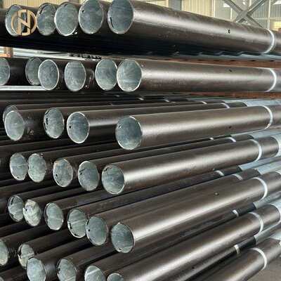 kopen Op maat gemaakte Q355 Hot Dip Galvanized Swaged Steel Pole 6m 9m 12m Stepped Electrical Utility Pole voor straatverlichting en stroomoverdracht online manufacture