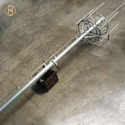 kopen HDG Steel EN1090 CE gecertificeerd 4G 5G telecommunicatie monopool paal voor mobiele celtoren antenne mast online manufacture