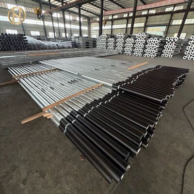 kopen 7M gegalvaniseerd mild staal monopool, FUTAO Swaged Tubular Pole voor elektrische stroomoverdracht online manufacture