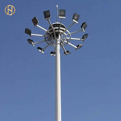 kopen FUTAO Source Factory gegalvaniseerd 20m 30m hoog mast paal met gemotoriseerd lift systeem Multi-head LED-licht voor voetbal Tennis Stadion Global Export online manufacture