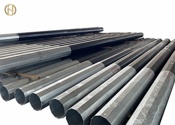 kopen De gegalvaniseerde Toren van de de Kringsopschorting van Pool 33KV van het Kleuren Tubulaire Staal Dubbele online manufacture