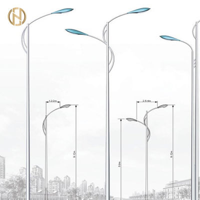 kopen 6M 8M 10m 12M de Achthoekige Vorm Q235B van Straatlantaarnpool/Q345B-Schachtmateriaal online manufacture