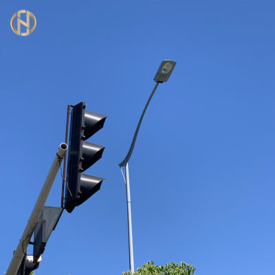 kopen 35m Hoog Achthoekig Dubbel het Wapen Enig Wapen van de Mast Zonnestraatlantaarn online manufacture