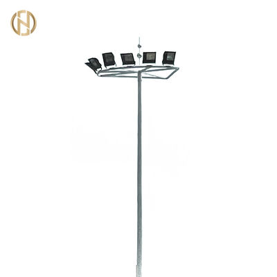 kopen 35M warm gedompelde gegalvaniseerde hoogmastverlichtingspalen met ledlichten online manufacture