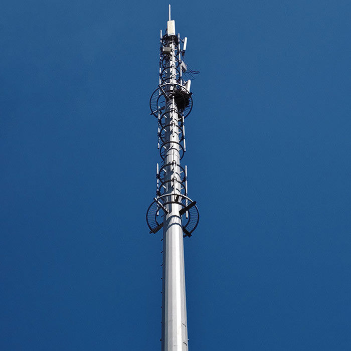 Gepersonaliseerde gegalvaniseerde stalen communicatiepool met antennebeugels