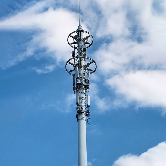 Polygonale aangepaste telecommunicatiepost 2 secties