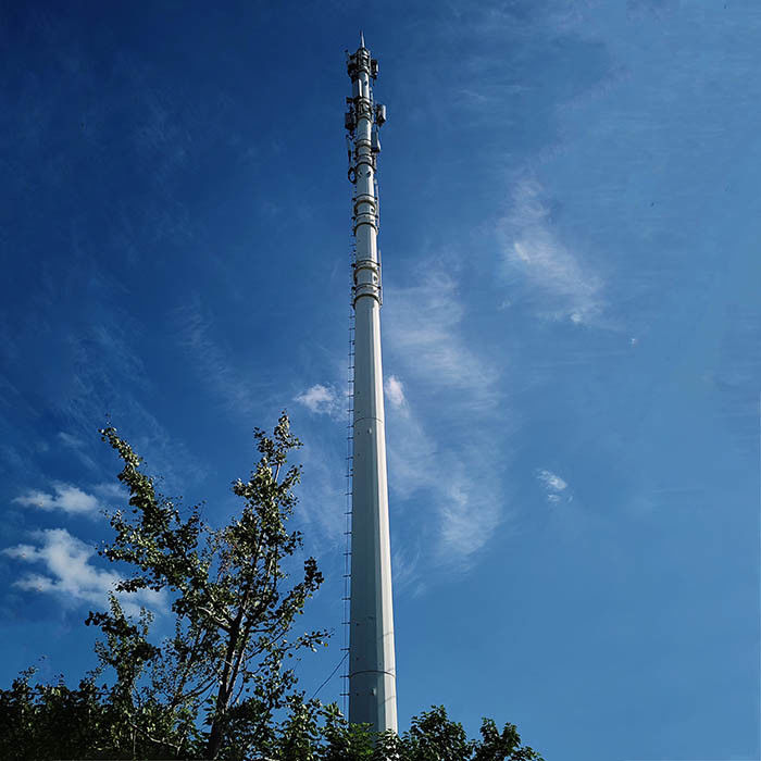 15m-60m Hoogte Telecom-polen Met 25m/s Winddruk Berekening