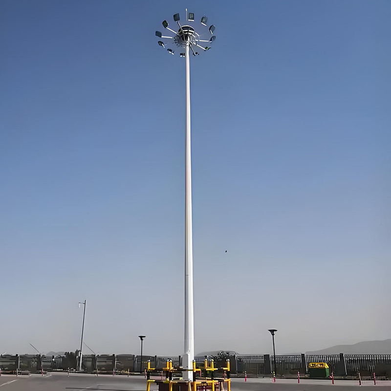 Fabriek direct leveren 25m 30m hoog mast licht verstelbare lamp paal elektrische apparatuur