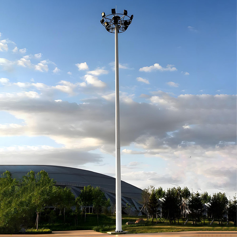 Fabriek direct leveren 25m 30m hoog mast licht verstelbare lamp paal elektrische apparatuur