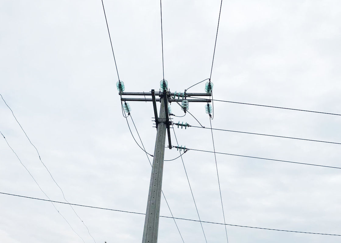 Van de de Wapens11kv 33KV Hete Onderdompeling van Pool van het achthoeknut Dwars de GalvanisatieOppervlaktebehandeling