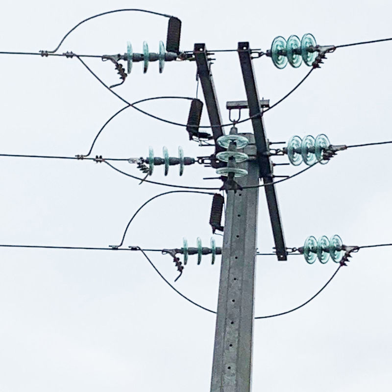 Van de de Wapens11kv 33KV Hete Onderdompeling van Pool van het achthoeknut Dwars de GalvanisatieOppervlaktebehandeling