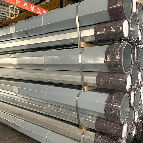 12M 40ft Gegalvaniseerde Tubulaire Staaltransmissie Pool 800daN 8KN ASTM 572 Gr65