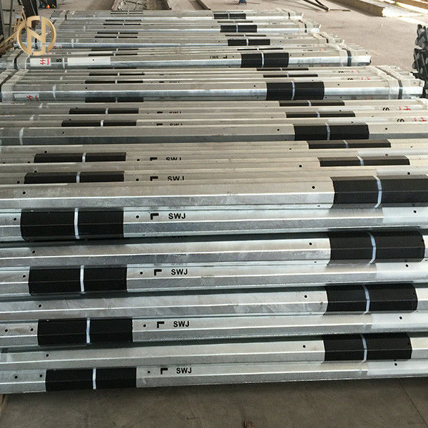 12M de 450daN Gegalvaniseerde Schacht Materiële ASTM GR65 GR50 33KV 11KV 35KV van Metaalpool