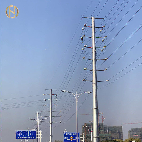de Gegalvaniseerde Electric Power Post van 110KV 138KV HDG voor de Lijn van de Machtstransmissie