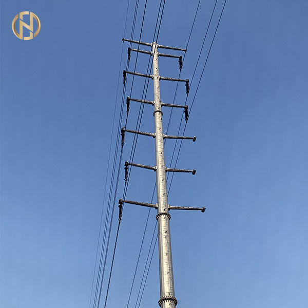Gegalvaniseerde Staaltransmissie Pool 12.2m de Goed afgewerkte Galvanisatie van 69KV