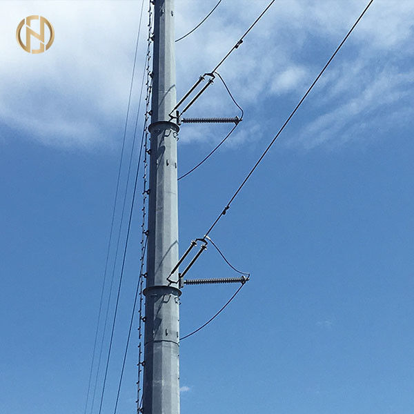 Zelfsteun Gegalvaniseerde Macht Pool 132KV 138KV 32m Graad 60-90