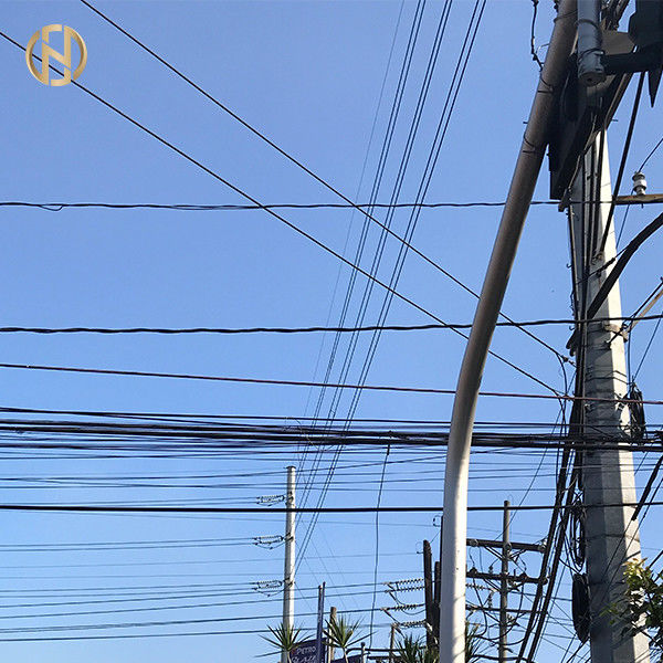 33KV 11M van het de Hoogspanningsnut van Steel Utility Pole 990daN de Macht Pool