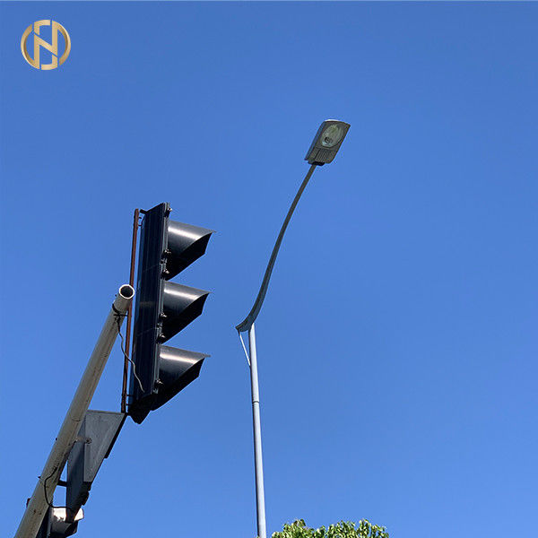 Aanpasbare elektrische buitenverzinkte lichtkolom met sprayverf