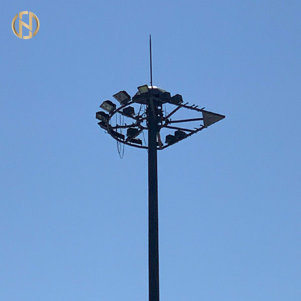 Hete Onderdompelings Gegalvaniseerde Vloed Lichte Polen 60FT 65FT 70FT Dodecagon Vast Type