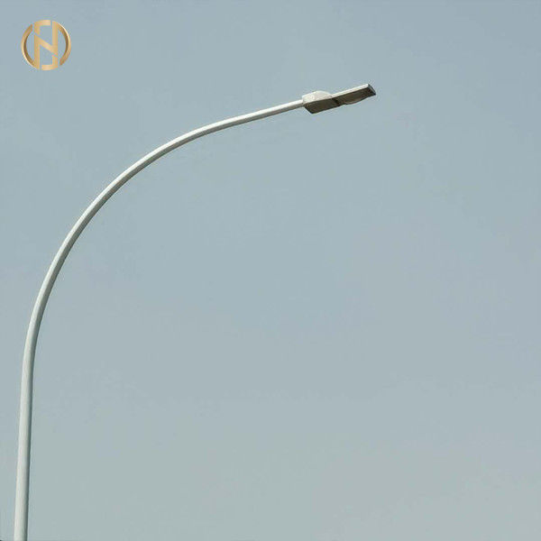 De dubbele van de Verlichtingspool van het Wapen Warmgewalste Staal Verklaarde Wind Bestand ISO 9001