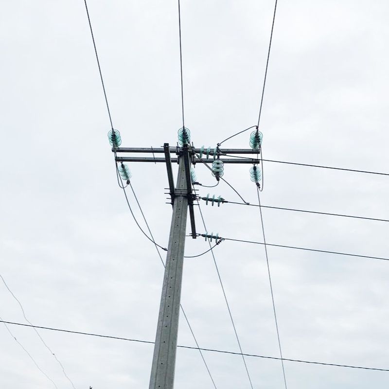 gegalvaniseerd het Staal8000d Dwarswapen van 12KV 35KV Pool Toebehoren voor Machtsproject