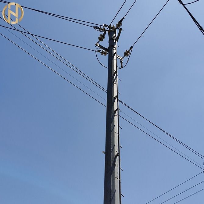 Het Tubulaire Staal Pool van 161KV Q420 355Mpa voor de Lijn van de Machtstransmissie