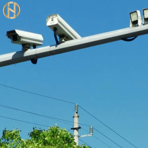 Q235B gegalvaniseerd Staal 5M Surveillance Camera Pole