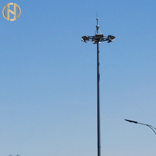 Gegalvaniseerde 12 Meter Hoge Mast Pool met het Verminderen van Opheffend Mechanisme