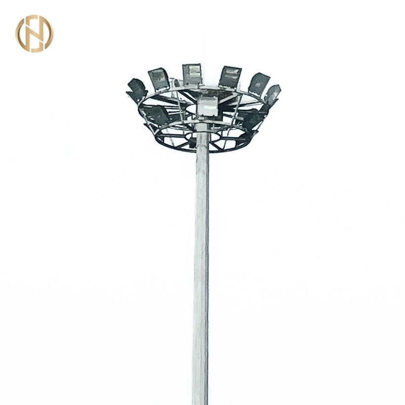 Stadion gegalvaniseerde hoge mast paal voor sportveld verlichting 25M 28M 36M 40M hoogte