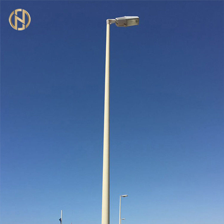 Hot-Dip gegalvaniseerd Q235B straatlicht paal met aanpasbare kleur