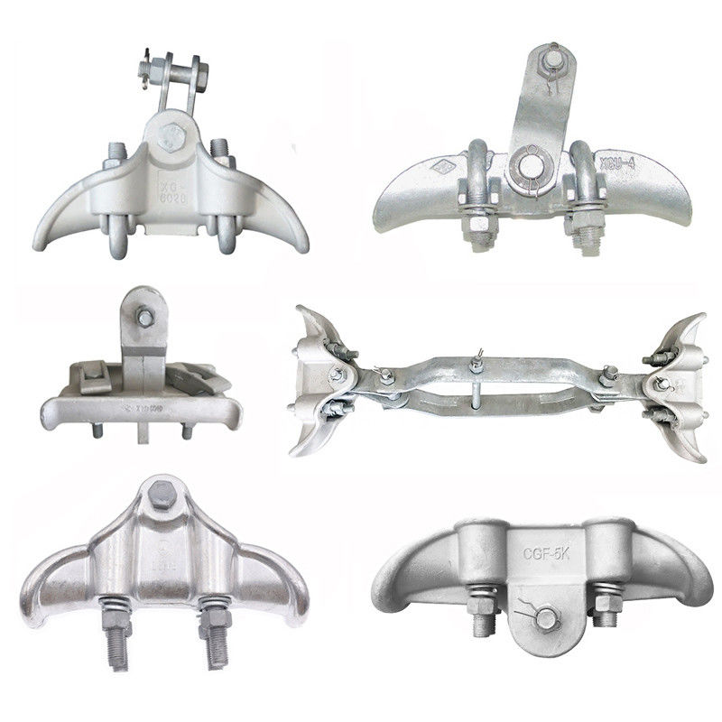 Opschortingsklemmen voor Tweelingjumper conductor electric power fittings-Hoogspanning