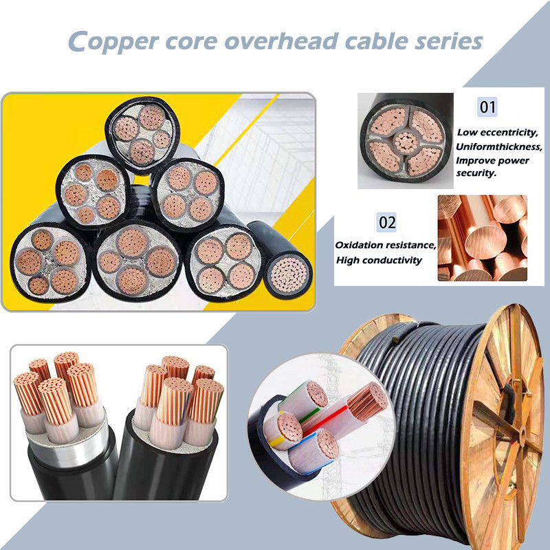 Van de de Legeringsleider van pvc PE Geïsoleerd AAC de Draadvoltage van Overhead Power Cable