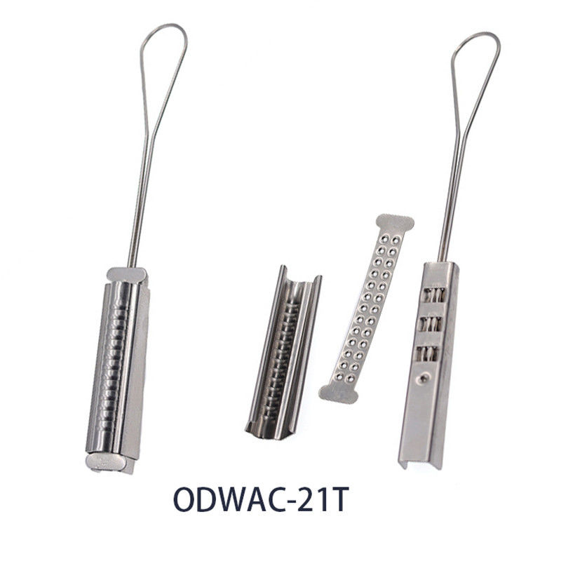 ODWAC-van de de Opschortingsklem van de Reeksftth Kabel de Spanning van de het Roestvrije staaldraad