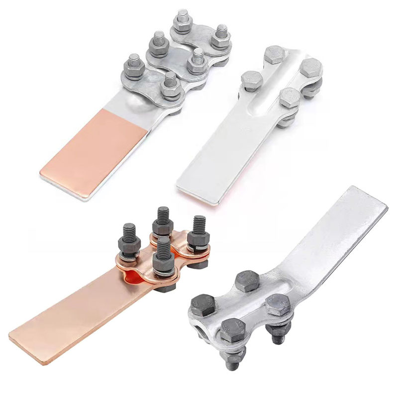Eind het Aluminiumovergang van Clamp Bolt Copper van de Kabelleider